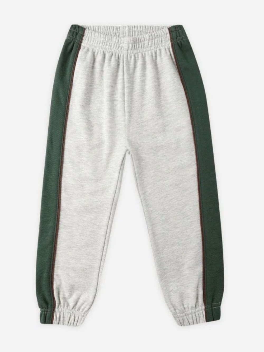 Rylee + Cru Paneled Sweatpant || Heathered Ash SZ 6-7y